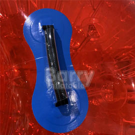 Red Inflatable Outdoor Mainan 0.8mm PVC / TPU Dia 2.5m 3m Rumput Inflatable Zorb Ball