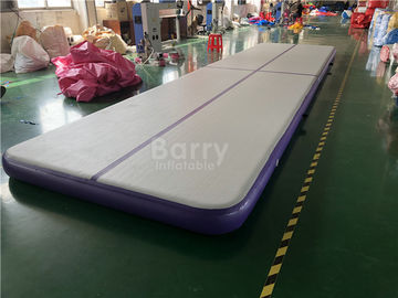 Jalur Udara Inflatable Komersial / Purple Air Jump Tumble Trak Untuk Senam Olahraga