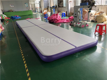Jalur Udara Inflatable Komersial / Purple Air Jump Tumble Trak Untuk Senam Olahraga