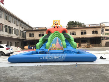 Minion Inflatable Water Park, Game Kolam Renang Air Taman Terbuka Untuk Dewasa