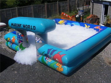 Square Portable Water Pool, Outdoor Fun Party Dance Game Kolam Sabun Busa Tiup