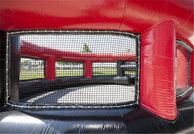 Mobile Game Olahraga Interaktif Inflatable Panna Soccer Cage Untuk Sepak Bola