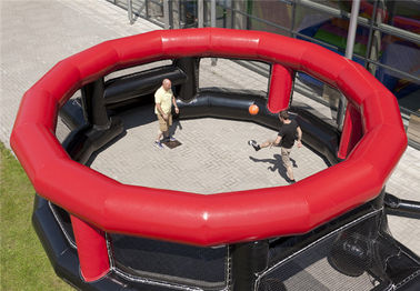 Mobile Game Olahraga Interaktif Inflatable Panna Soccer Cage Untuk Sepak Bola