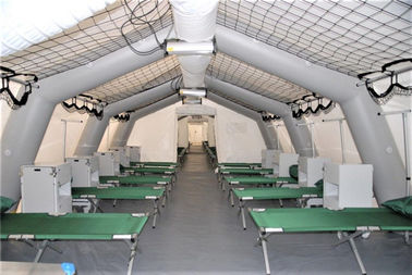 Luar Ruangan Portabel Udara Disegel Medis Inflatable Tent Shelter Untuk Acara Darurat