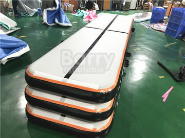 Kuning Tahan Lama Crash Tumble Track Inflatable Air Track Senam Lantai Air Mat