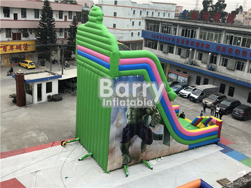 PVC Terpal Custom Made Anak Kering Kartun Gorilla Slide Inflatable Komersial Untuk Pesta