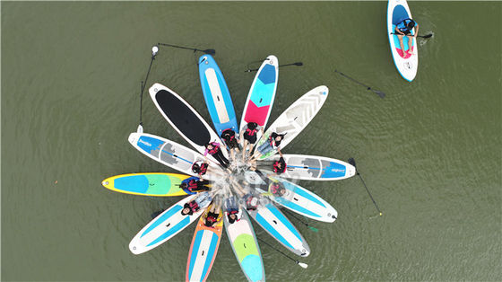 Multi Person Double Layer Inflatable Stand Up Paddle Board Untuk Sungai
