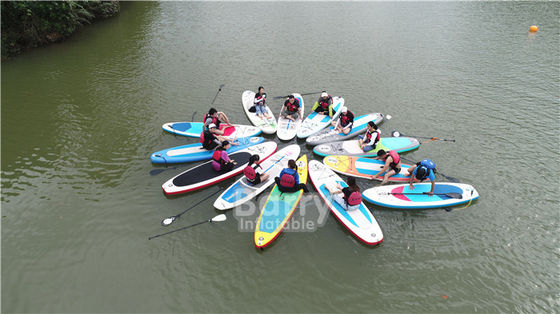 Biru 305x76x10cm Inflatable Stand Up Paddle Board Untuk Petualang