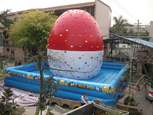 Dinding Panjat Tebing Tiup Profesional Inflatable Climber Bouncy Game