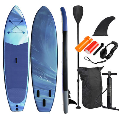 Profesional Stand Up Paddle Board Inflatable SUP Board Anti Slip 335*81*15cm Ukuran Mat