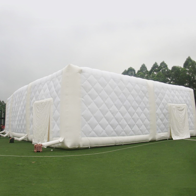 Besar Luar Ruangan Blow Up Camping Cube Tenda LED Light Inflatable Tent