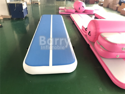 10m 6m 12m 3m Jalur Udara Tiup Kedap Udara Untuk Gym Warna Pink Dan Biru