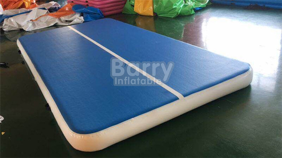 Warna Biru Kustom Inflatable Air Track 4x2m Tumbling Drop Stitch Fabric