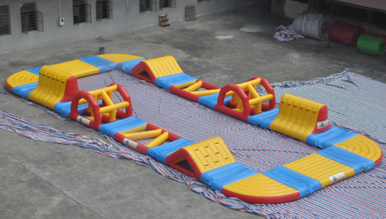 20x18meter Mengambang Inflatable Aquapark Inflatable Water Park Kursus Rintangan