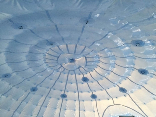 PVC Inflatable Clear Dome Bubble Tent Untuk Acara Keluarga Berkemah Di Luar Ruangan