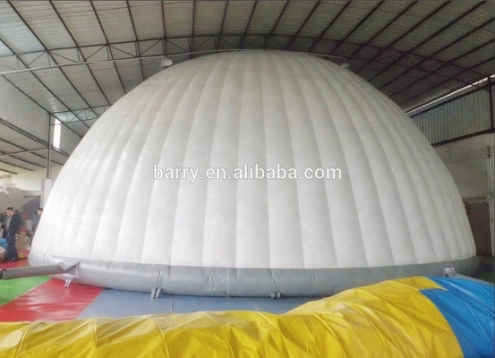 Ground Air Building Inflatable Dome Tent Tahan Angin 100Km / H