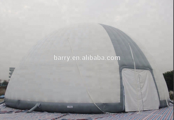 Ground Air Building Inflatable Dome Tent Tahan Angin 100Km / H