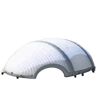 Struktur Bangunan Tenda Tiup Kubah Dengan Sablon