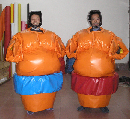 Pakaian Gulat Sumo Terpal Tiup Permainan Olahraga Interaktif