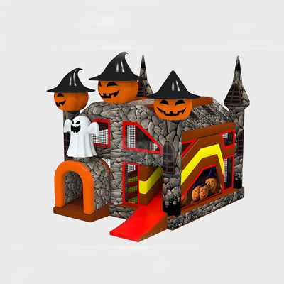 Anak-anak PVC Inflatable Bouncer House Jumping Castle Untuk Festival Halloween