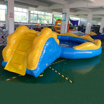 Kolam Renang Inflatable Deep Square Anak-anak Warna Biru Dan Kuning