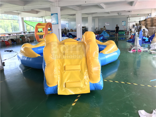 Kolam Renang Inflatable Deep Square Anak-anak Warna Biru Dan Kuning
