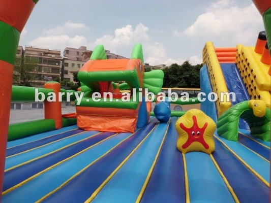 ISO 18000 Inflatable Amusement Park Slide Theme Bouncer Castle