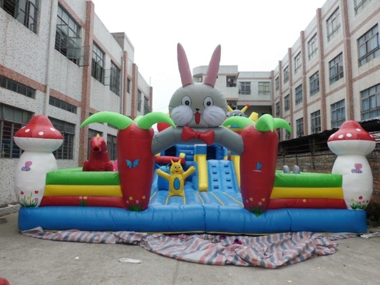 Kartun 0.55mm PVC Tarpaulin Inflatable Fun City
