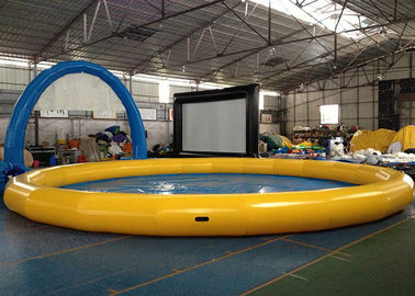 Portable Round Indoor Portable Water Pool Dengan Waterproof 0.9mm PVC