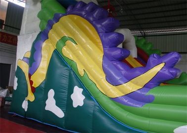 Dragon Trippo Slide Inflatable Komersial Dengan Durable Plato PVC Tarpaulin