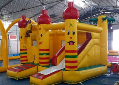 Durable PVC Inflatable Combo, Party Castle Bounce House Dengan Slide