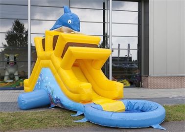 Mini Inflatable Water Slide, Inflatable Air Jumping Castles Slide Untuk Anak-Anak