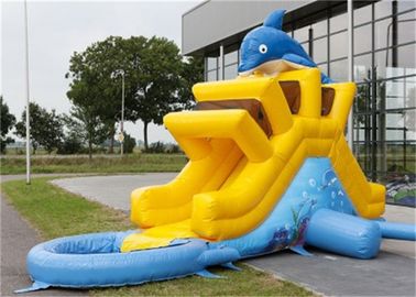 Mini Inflatable Water Slide, Inflatable Air Jumping Castles Slide Untuk Anak-Anak