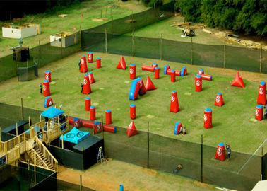 Speedball Inflatable Psp Paintball Bunker / Permainan Inflatable Untuk Anak-Anak