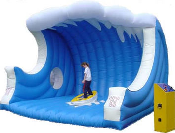 Disesuaikan Inflatable Sports Toys, Inflatable Mat dengan Mechanical Surfboard