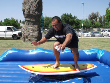 Excting Inflatable Sports Games, 1 Person Inflatable Surfboard Simulator
