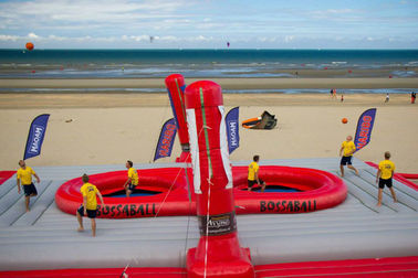 Besar Inflatable Beach Toys Blow Up Voli Pengadilan Dengan Pencetakan Logo