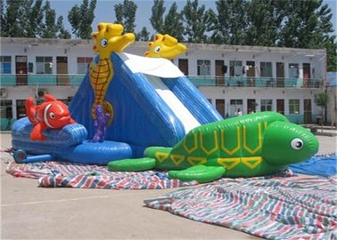 Menyewa Waterproof Dewasa Inflatable Water Slide Pool Untuk Backyard
