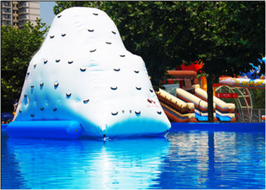 Outdoor Inflatable Water Toys Inflatable Pool Gunung Es Floating Climbing Wall