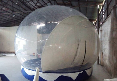 Inflatable Christmas Snow Globe, PVC Tarpaulin Inflatable Christmas Ball untuk Outdoor
