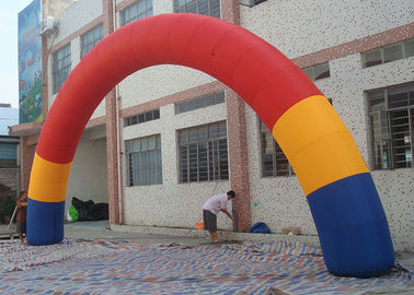 PVC Inflatable Advertising Products Rainbow Standard Arch untuk Acara
