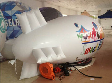 PVC Inflatable Advertising Products Airtight Blimp Helium Airship untuk Tampilan