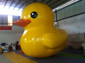 Menarik Inflatable Yellow Duck Dengan Waterproof 0.55mm PVC Tarpaulin