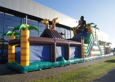 Extreme Fun Inflatable Hambatan, 0.55mm PVC Hambatan Kursus Bouncer