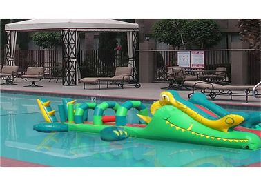 Inflatable Outdoor Toys Floating Blow Up Rintangan Course Untuk Water Park
