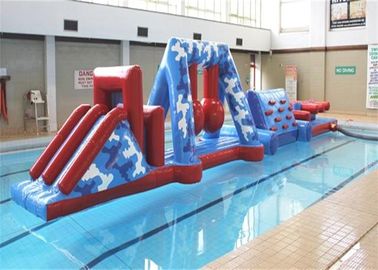 Kursus Olahraga Anak-anak Lucu Tiup Rintangan Air Dengan Keselamatan PVC Terpal