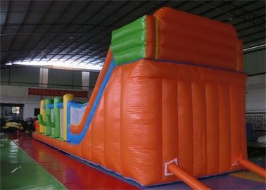Fire Resistant Huge Inflatable Hambatan Kursus Playground / Kendala Course Bounce House