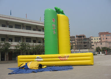 Durable Inflatable Interactive Games Inflatable Climbing Wall Untuk Playground