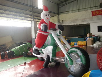 Inflatable Outdoor Christmas Decoration / Giant Inflatable Santa Claus