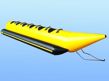 Taman Hiburan 6 Orang Inflatable Water Banana Boat Dengan CE / UL Blower
